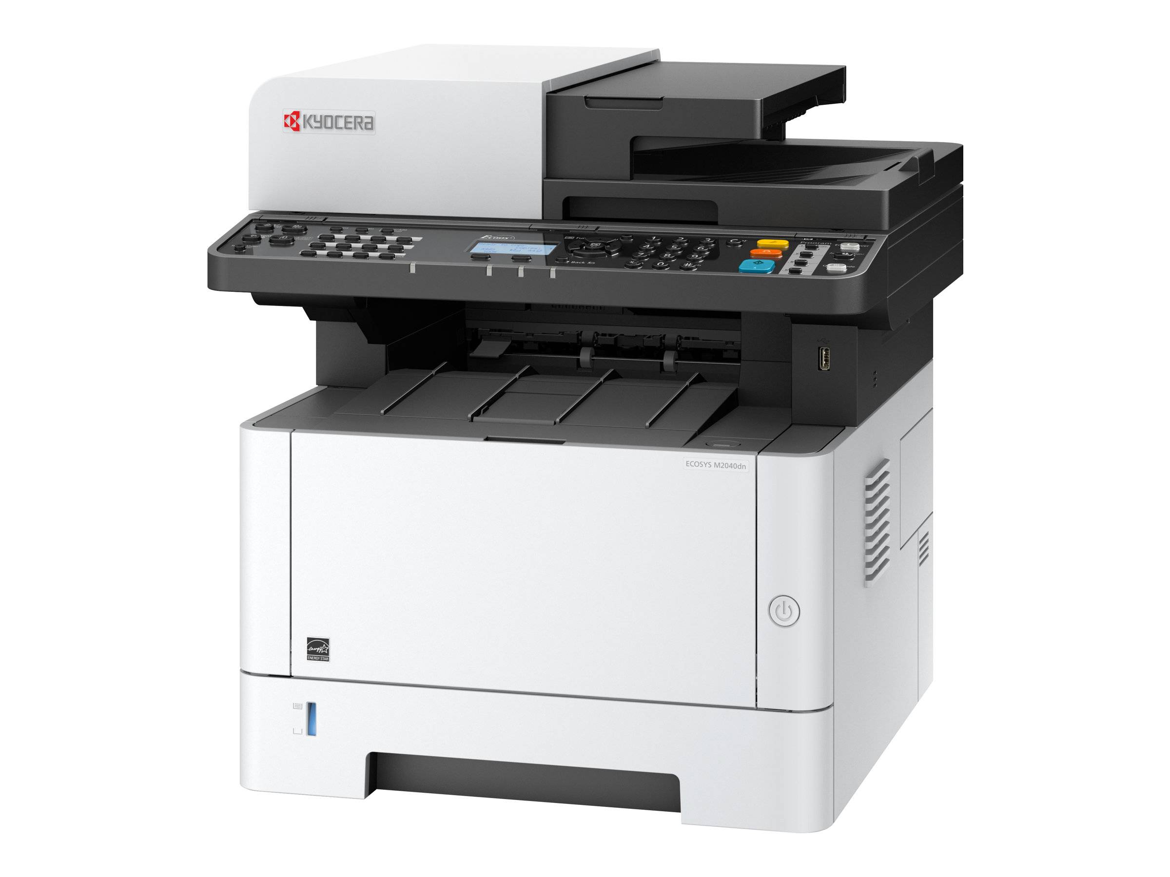 Kyocera ECOSYS M2040dn Multifunktionsdrucker Laser Schwarz-Weiß A4 Drucker, Scanner, Kopierer LAN, Duplex, Duplex-ADF