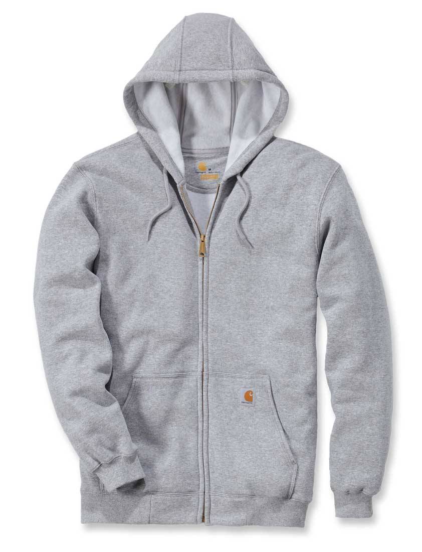 Carhartt K122 Kapuzenpullover Zip Hooded Sweater Original Fit - Carbon Heather - XX-Large