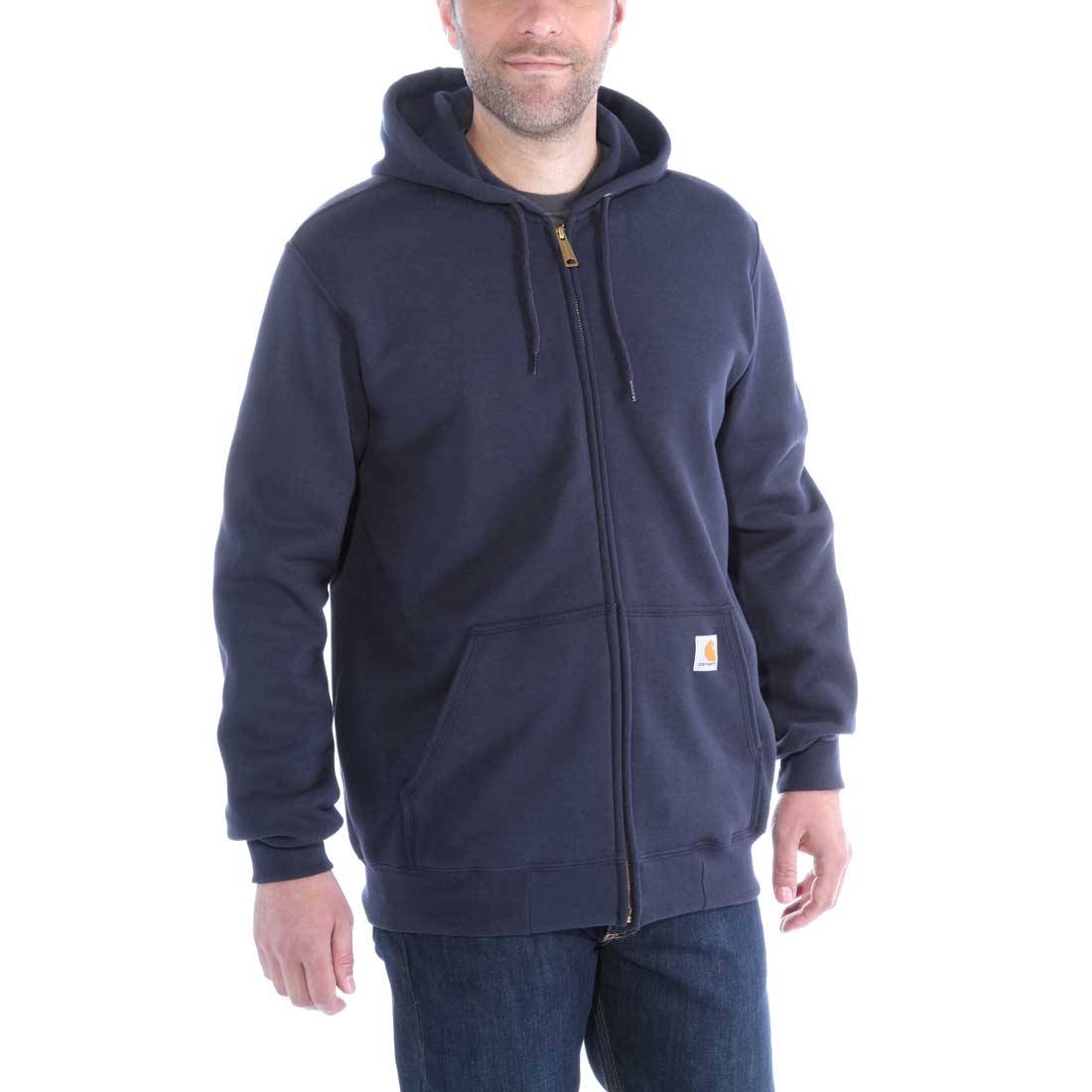 Carhartt K122 Kapuzenpullover Zip Hooded Sweater Original Fit - New Navy - Small