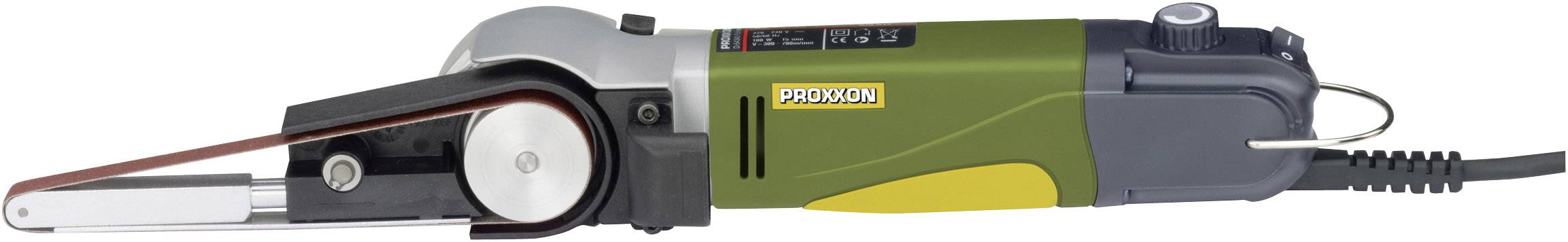 Proxxon Micromot BS/E 28536 Bandschleifer inkl. Koffer 80W 10 x 110mm Band-Breite 10mm Band-Länge 330mm