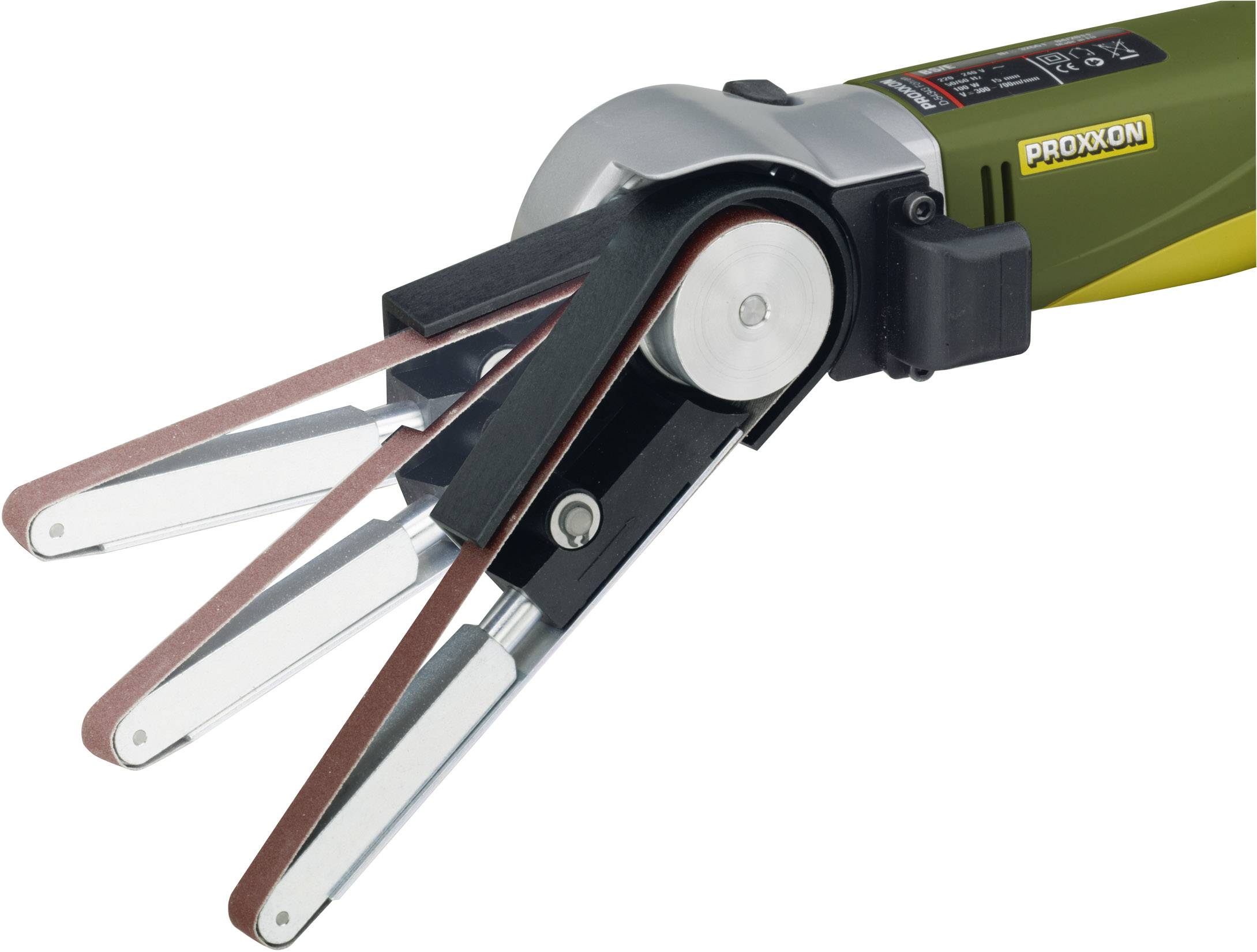 Proxxon Micromot BS/E 28536 Bandschleifer inkl. Koffer 80 W 10 x 110 mm Band-Breite 10 mm Band-Länge 330 mm