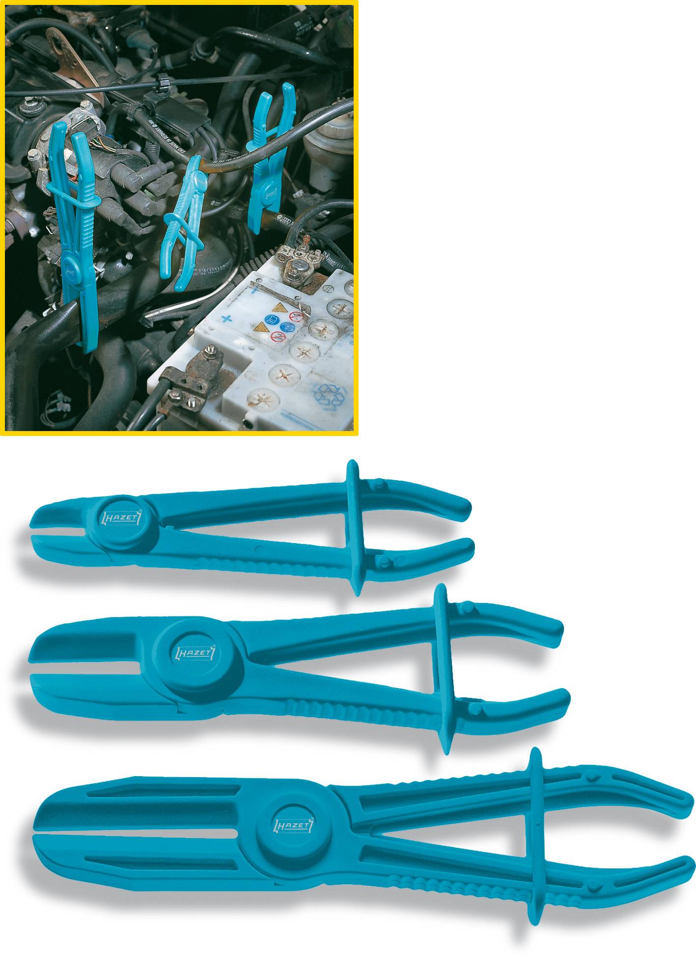 Hazet 4590-3 Abklemmzange 253mm 1St.