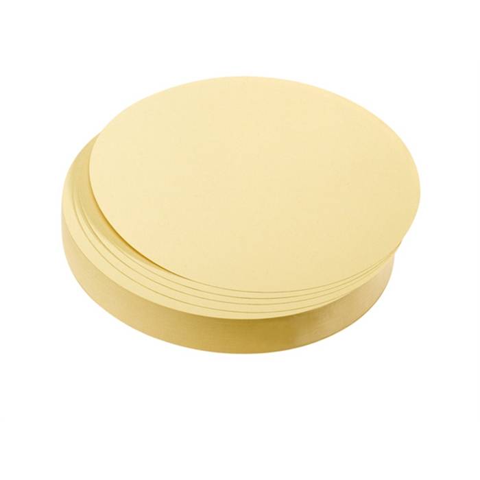 FRANKEN - Moderationskarte - Kreis - Durchmesser: 14 cm - Gelb (Packung mit 500)