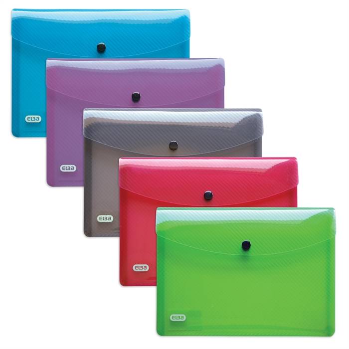 ELBA Brieftasche ""hawai"" A5, sortiert, 5er Pack