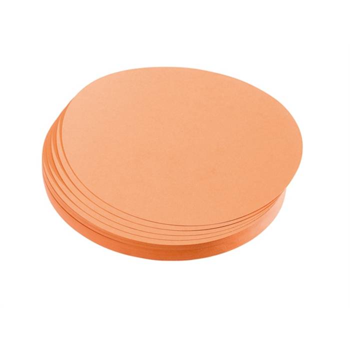 FRANKEN - Moderationskarte - Kreis - Durchmesser: 14 cm - orange (Packung mit 500)
