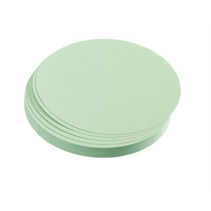 Franken GmbH FRANKEN - Moderationskarte - Kreis - Durchmesser: 9,5 cm - Hellgrün (Packung mit 500)