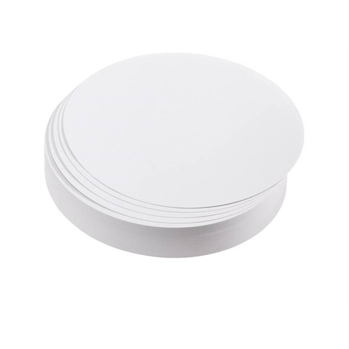 FRANKEN - Moderationskarte - Kreis - 19,5 cm Durchmesser - weiß (Packung mit 500)