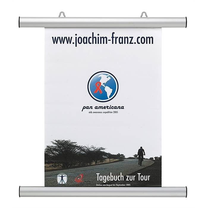 Posterschiene Aluminium 505mm breit silber 2 Stück