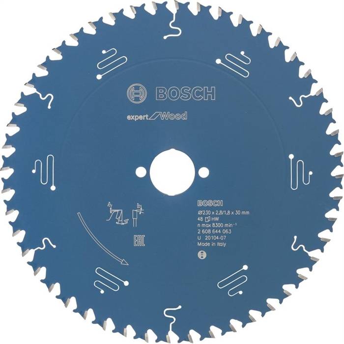 Bosch Accessories Expert for Wood 2608644063 Kreissägeblatt 230 x 30 x 1.8 mm Zähneanzahl: 48 1 St.
