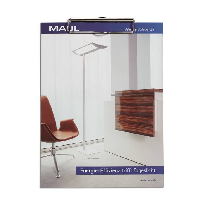 Maul Bügel-Klemmer, Breite 120 mm hellgrau