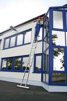 Aluminium-Glasreinigerleiter 23 Sprossen