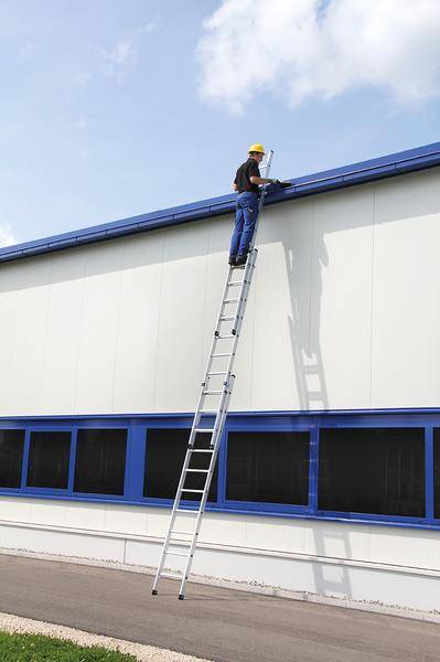 Aluminium-Schiebeleiter 3 x 12 Sprossen