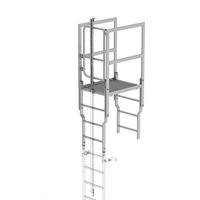 Attika-Überstieg mit Sicherungstüre und Steigschutzschiene<br>63507