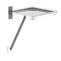 Flanschplatte & Strebe 800mm