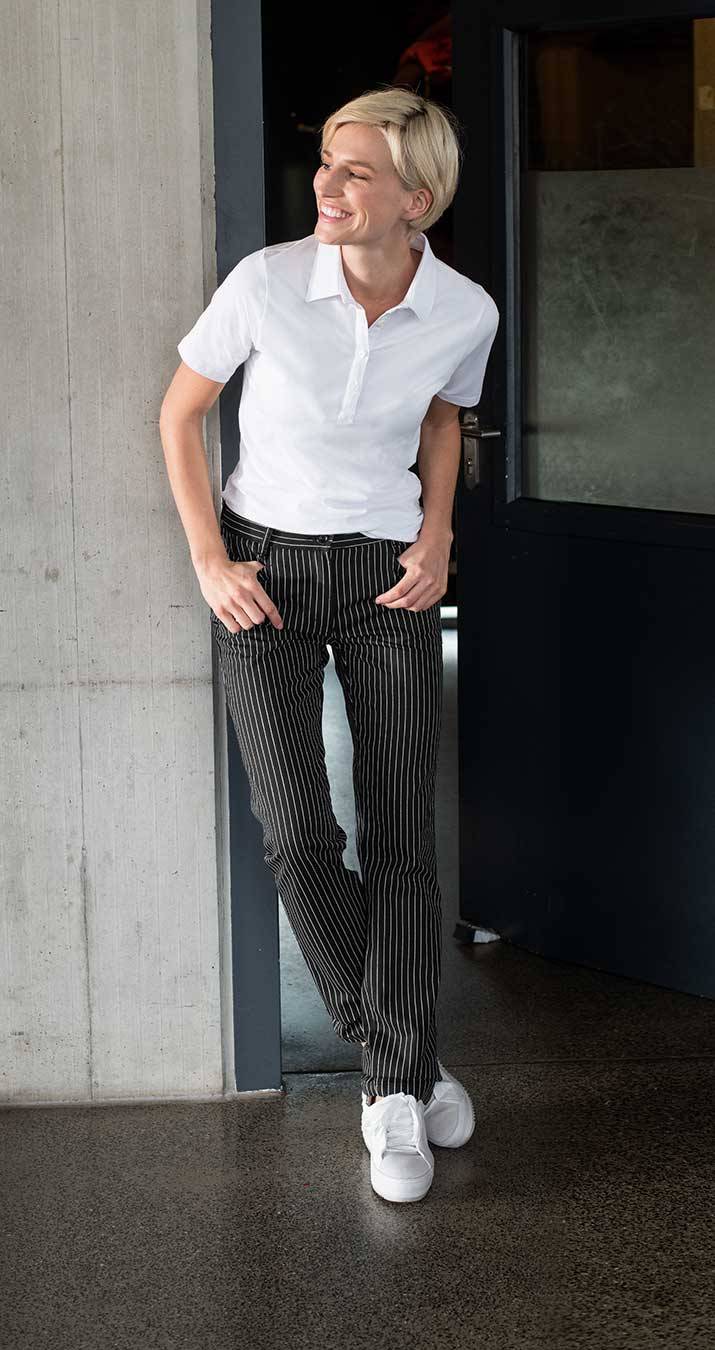 GREIFF Damenhose Five Pocket Cuisine Basic 5319 Regular Fit - Farbe: Schwarz - Größe: 44