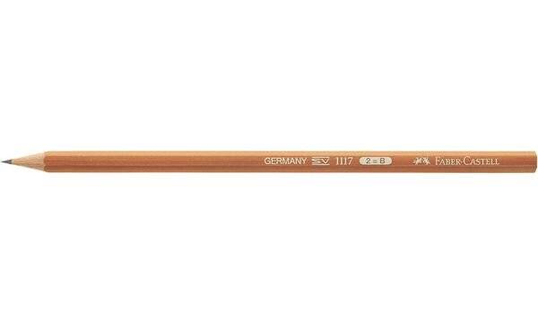 Faber-Castell Bleistift 1117 111700 sechskantform HB braun