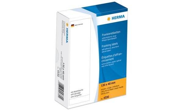 HERMA Adress-Etiketten, 89 x 42 mm, endlos, weiß (6501519)