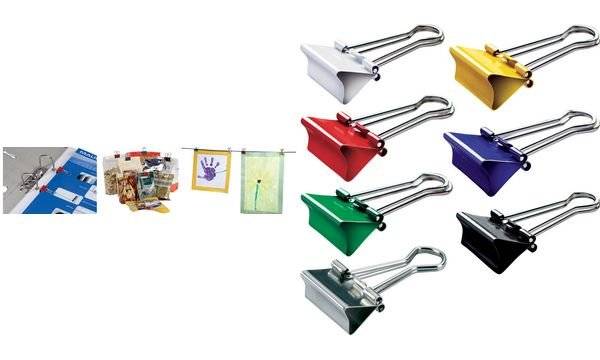 MAUL mauly 214 Foldback-Klammer, nickel, (B)13 mm (62007829)