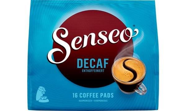 Senseo Kaffeepads DECAF - entkoffeiniert, 16er Packung (9540035)