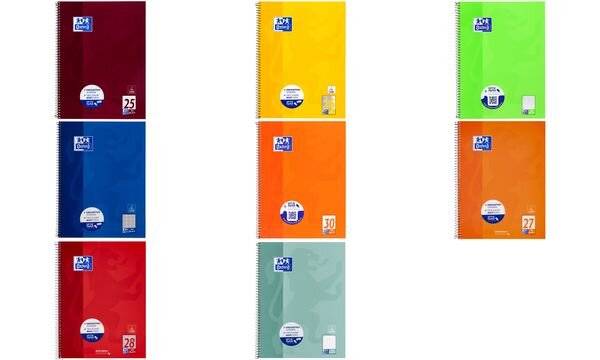 Oxford Collegeblock, DIN A4+, kariert, 80 Blatt