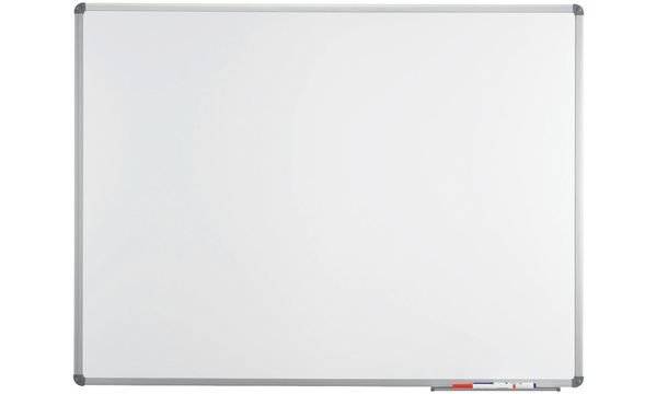 Maul Whiteboard MAULstandard, Emaille (B x H) 200 cm x 100 cm Weiß emaillebeschichtet Inkl. Ablageschale, Quer- oder Hochformat