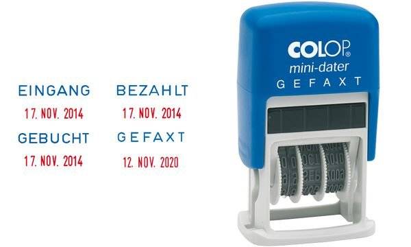 COLOP Datumstempel Mini Dater S160 L1 Eingang (62518073)