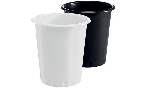 DURABLE Papierkorb BASIC, Kunststoff, 13 Liter, schwarz (9572221)
