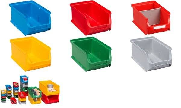 Sichtlagerkasten Gr.2 B102xT160xH75 mm grau