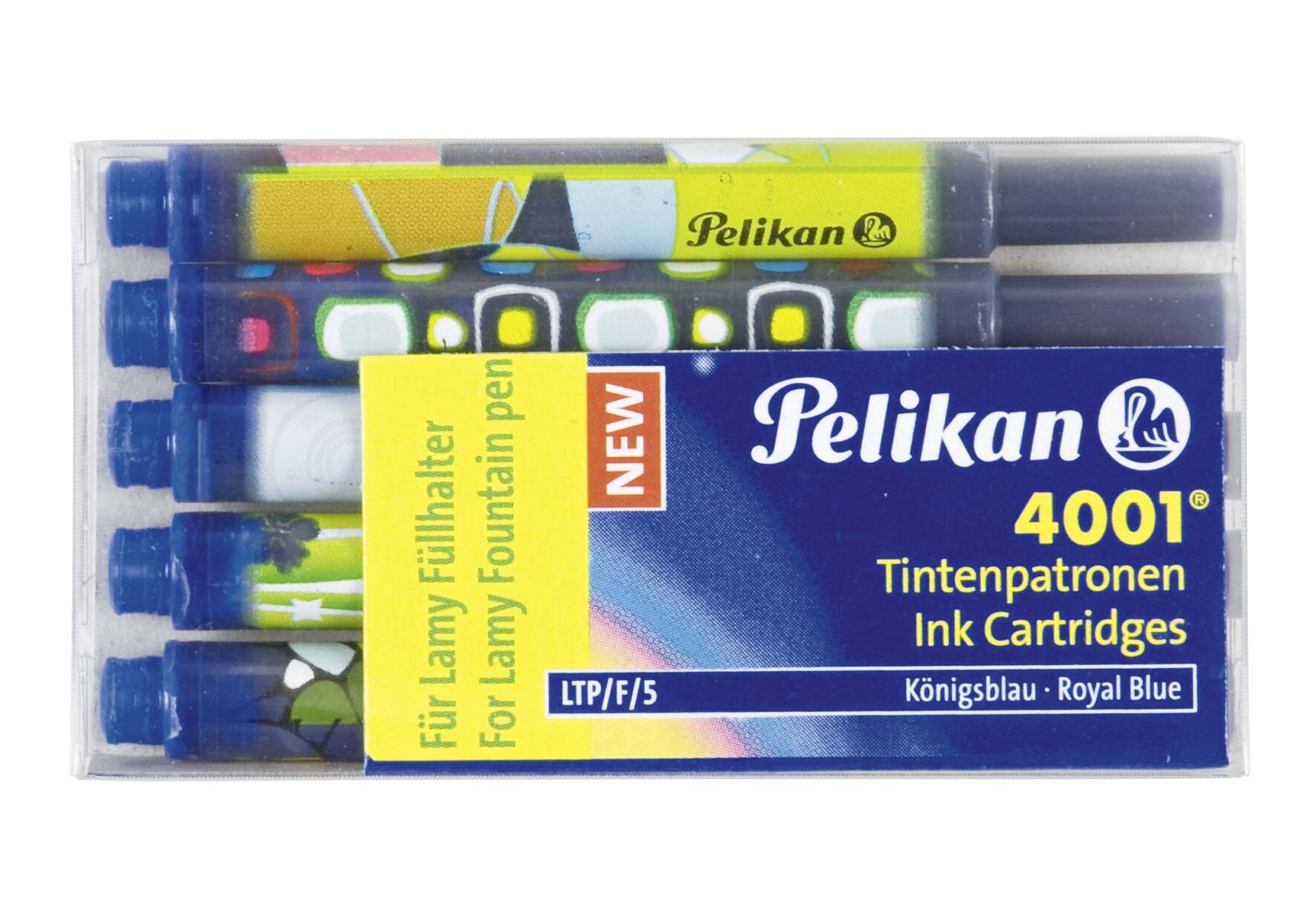 PELIKAN Tintenpatronen LTP/F/5 4001 für Lamy königsblau 5er Pack