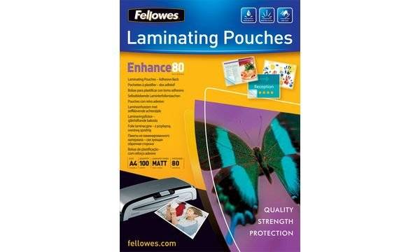 Fellowes Laminierfolientasche, selbstklebend, A4, 250 mic (5328901)