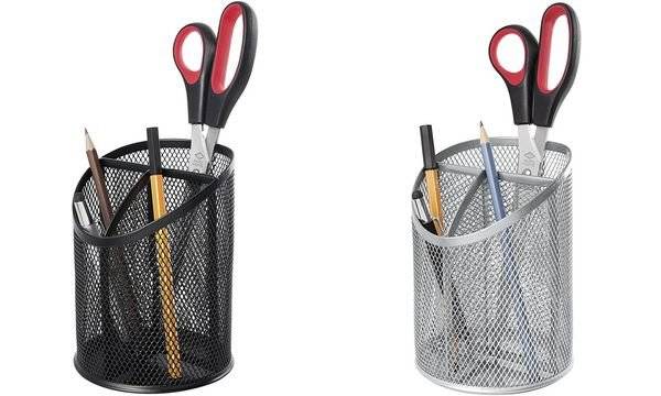 Schreibtischbutler Office rund schwarz