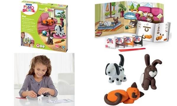 FIMO kids Modellier-Set Form & Play "Pet", Level 1