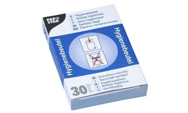 STARPAK PE-Hygienebeutel, unbedruckt, weiß