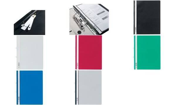 Schnellhefter DIN A4 überbreit PVC blau Home &amp; Living Büro-Ausstattung
