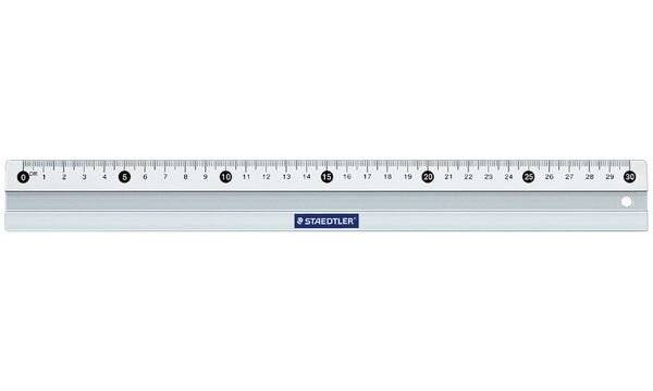 STAEDTLER Metall-Lineal, aus Aluminium, 200 mm (5653963)