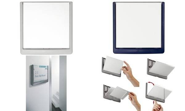 Durable Türschild CLICK SIGN - 4862 (B x H) 149 mm x 148.5 mm Graphit 486237