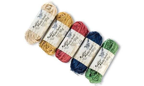 folia Raffia-Naturbast, farbig sortiert (57905130)