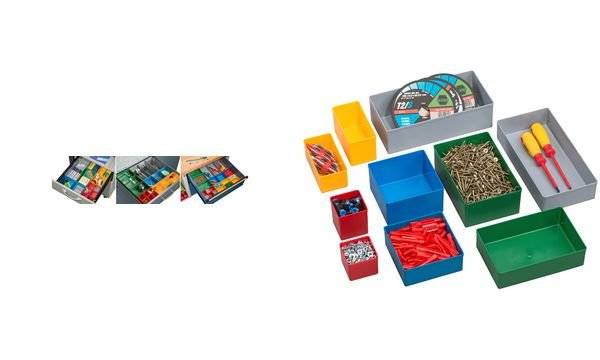 allit Einsatzbox EuroPlus Insert 63/5, Größe: 5, grau