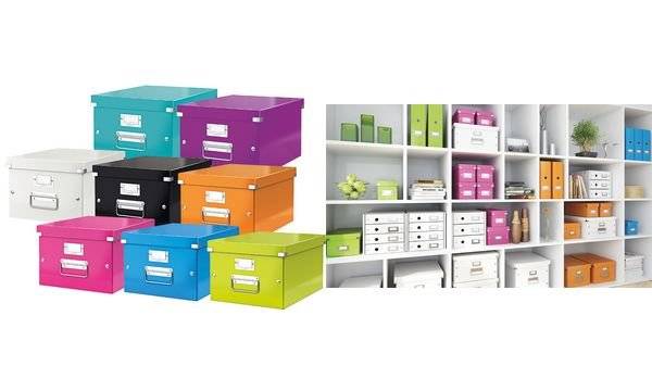 Ablagebox Click & Store A4 violett