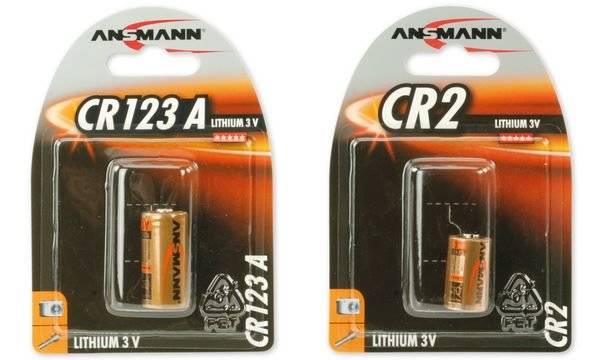 ANSMANN Lithium-Foto-Batterie CR123A, 3 Volt, 1er-Blister (18005459)