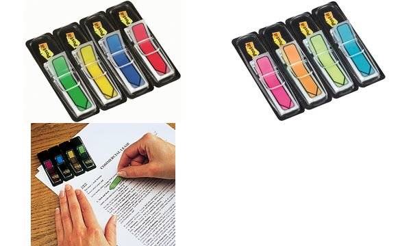 Post-it Haftmarker Index Pfeile, 11,9 x 43,2 mm, 4-farbig (9006042)