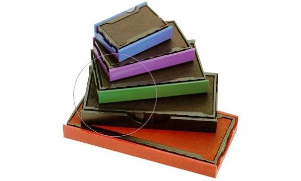 trodat Ersatzstempelkissen 6/4850, schwarz, Doppelpack