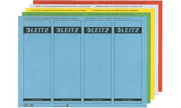 LEITZ Ordnerrücken-Etikett, 61 x 192 mm, kurz, breit, grün (801685255)