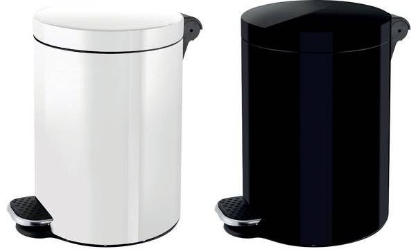 Tretabfallbehälter Silberionen 3L schwarz