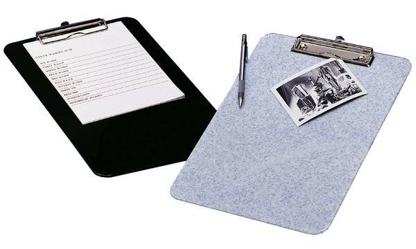 WEDO Klemmbrett, DIN A4, aus ABS-Kunststoff, schwarz (62057601)