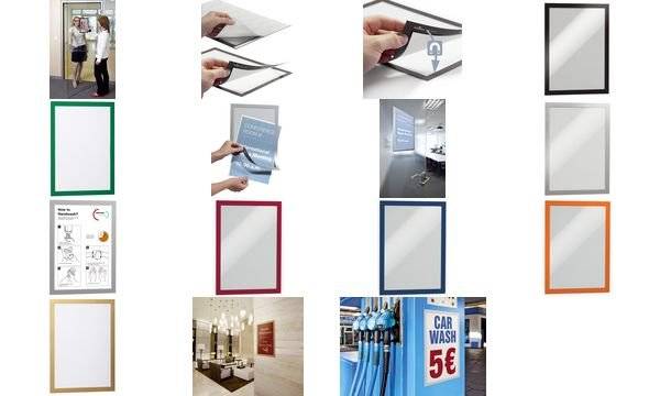 Durable 4872-05 Duraframe A4 Info-Rahmen, selbstklebend DIN A4 Grün (B x H) 236 mm x 322 mm 1 St.
