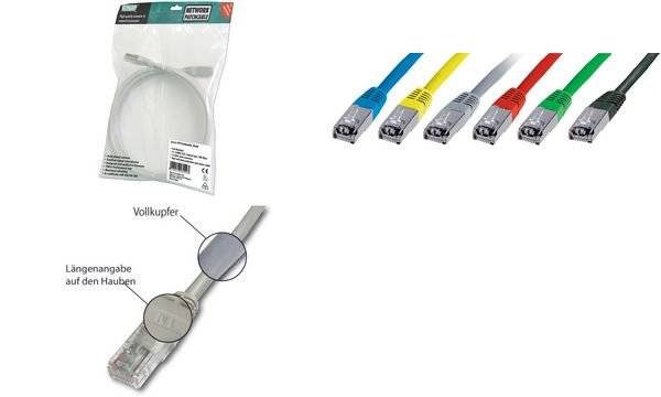 Digitus DK-1511-050 RJ45 Netzwerkkabel, Patchkabel CAT 5e U/UTP 5.00 m Grau 1 St.
