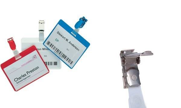 Durable 810619 Namensschild 8106 (B x H) 90 mm x 60 mm drehbarer Clip 25 St.