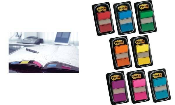 Post-it Haftstreifen Index Standard I680-4 25,4x43,2mm 50Blatt PES or