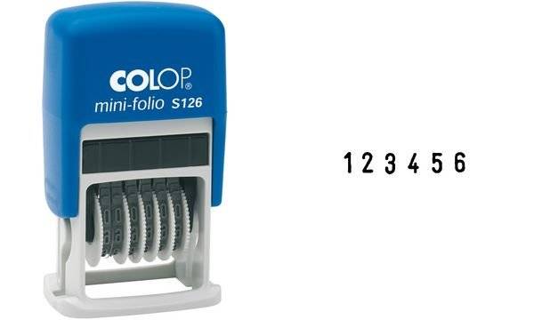 COLOP Ziffernstempel Mini Dater S126, 6-stellig